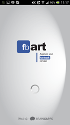 ScreenCapture fbART - Augmented Reality mobile App for canvas selling of Facebook Pictures